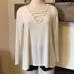 Old Navy Lace Up Tee